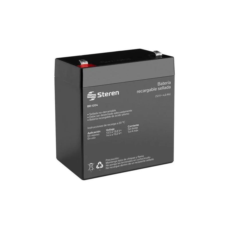 Batería sellada de ácido-plomo, 12 Vcc 4 Ah