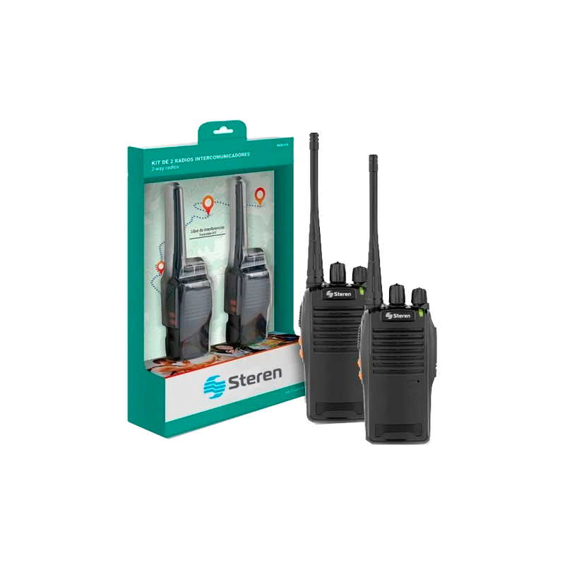 Kit de 2 radios intercomunicadores Steren