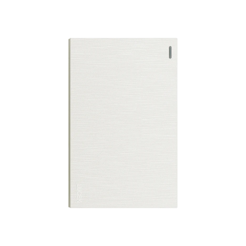 PLACA PLANA CON 1 INTERRUPTOR SENCILLO DE 3 MÓDULOS LUCEK FLAT