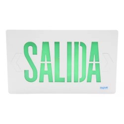SEÑALÉTICA DE SALIDA ILUMINADO LED VERDE BEGHELI