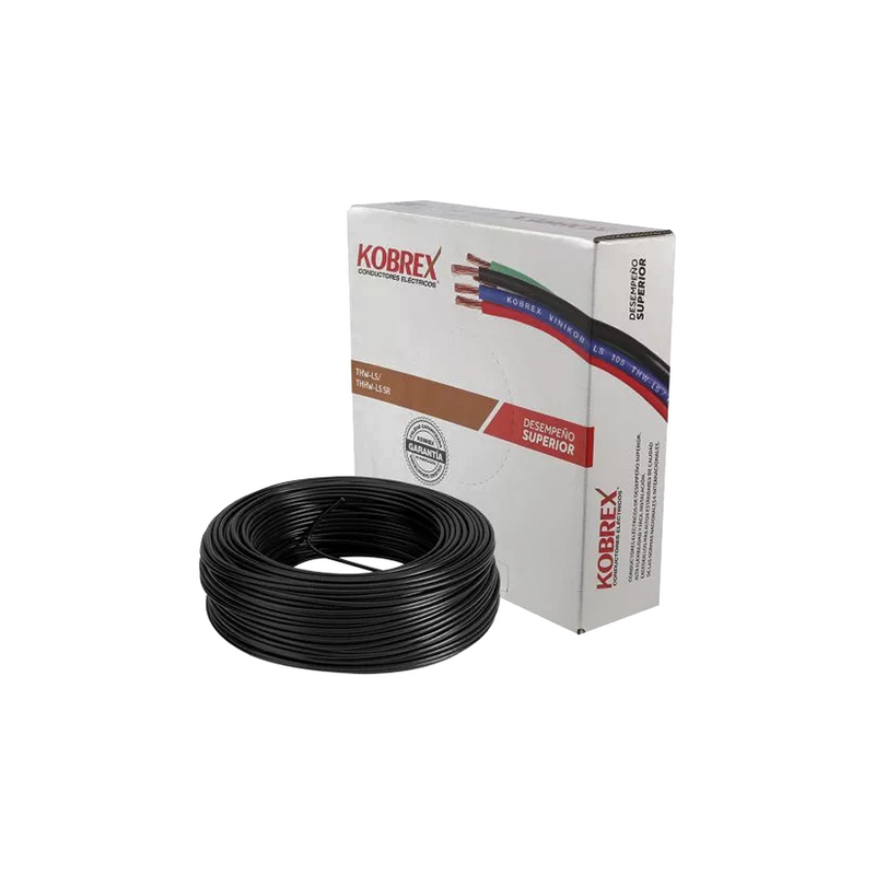 CABLE THW-LS #12 600 V. CAJA DE 100 MT KOBREX