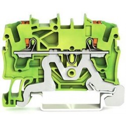 CLEMA 2C GND BOTON 2.5mm 22-12AWG WAGO