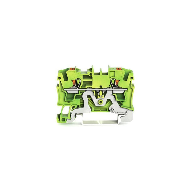 CLEMA 2C GND BOTON 4.0mm 20-10AWG WAGO