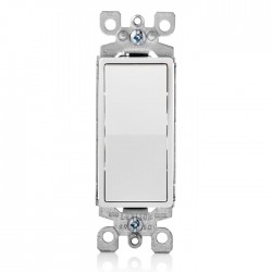 APAGADOR ESCALERA DECORA BLANCO LEVITON